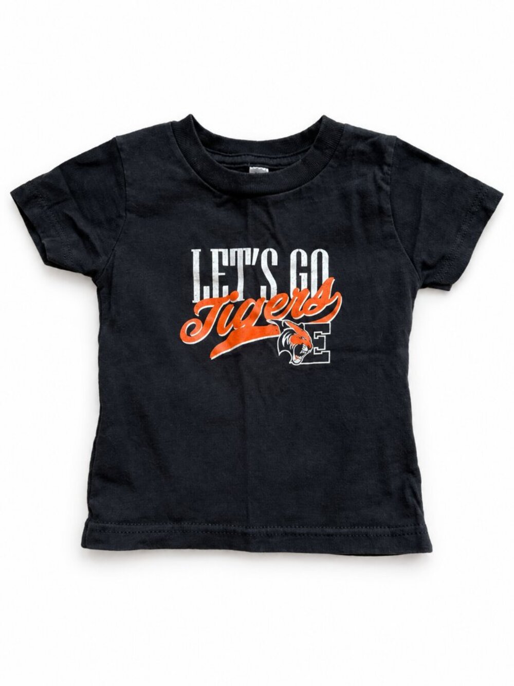 Erie Tigers Black Toddler T-Shirt 18M Let’s Go Tigers School Spirit